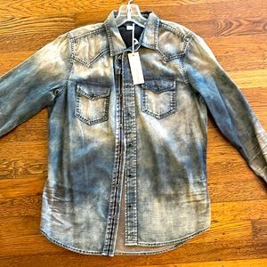 New Diesel button down medium shirt.